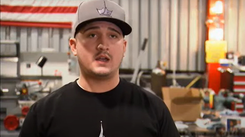 Cody Connelly talking on American Chopper