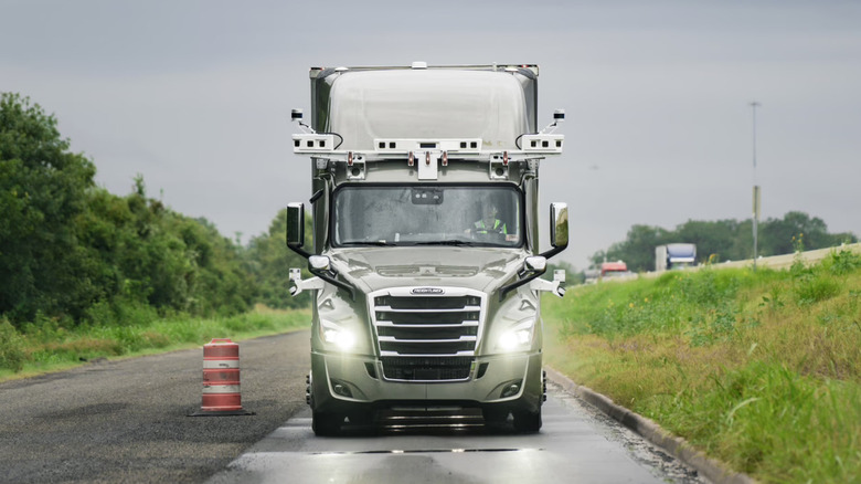 A Bot Auto prototype truck being tested