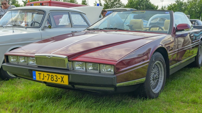 an Aston Martin Lagonda convertible