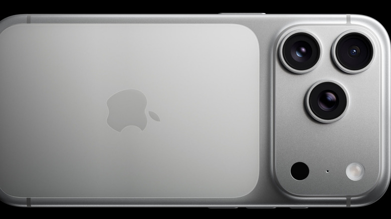 Picture showing lenses of iPhone 17 Pro