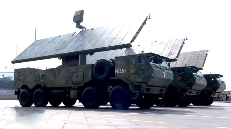 Hurricane 3000 microwave anti-drone weapon taking part in China's V-Day Military Parade