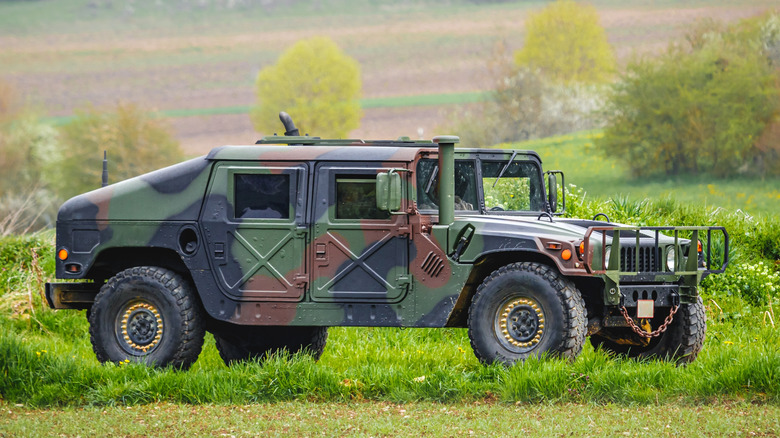 Humvee LUV in the grass