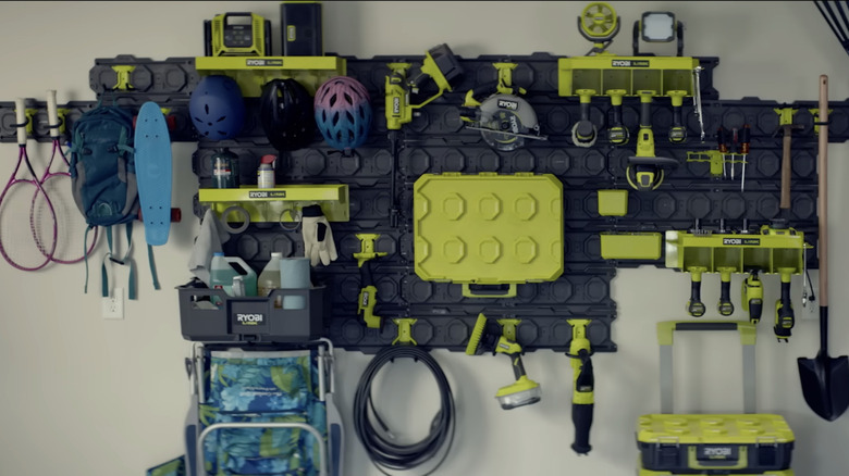Ryobi Link modular storage on wall