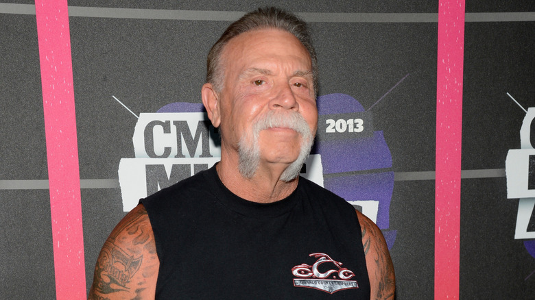 Paul Teutul with his signature mustache